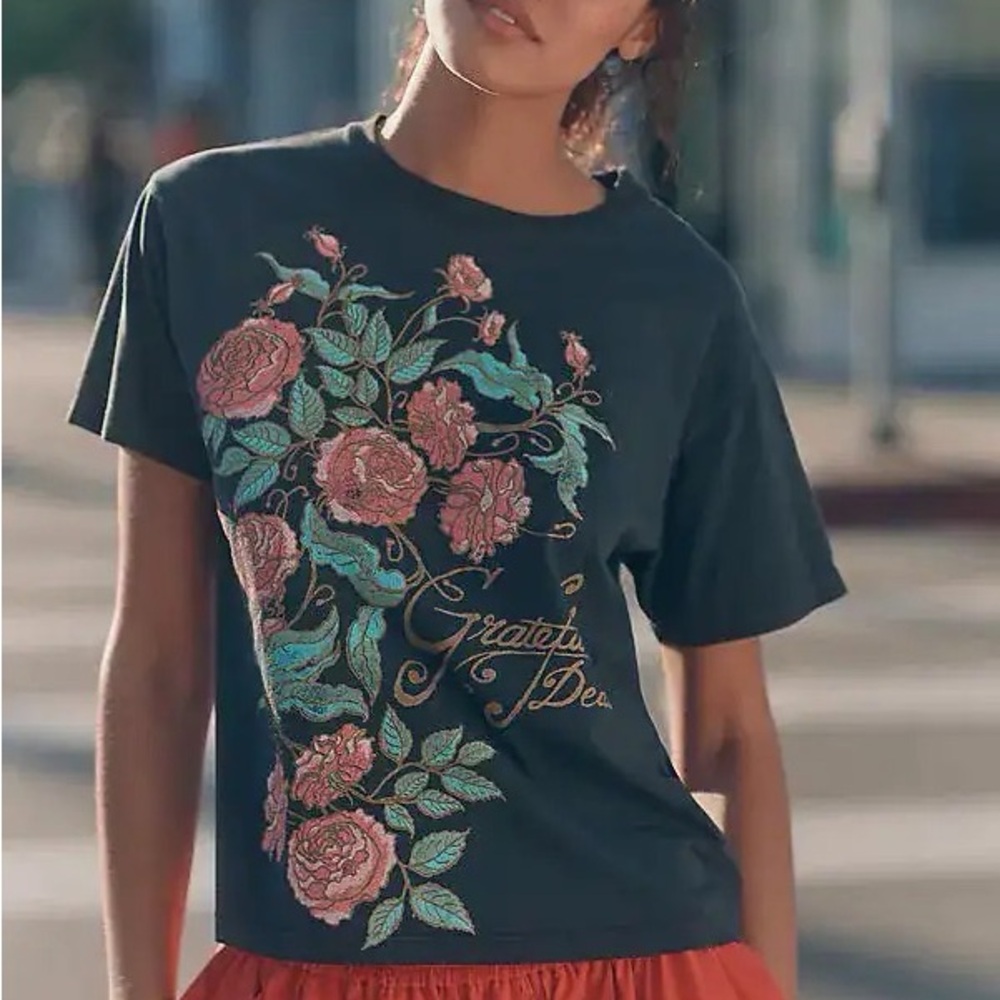 Letluv by Anthropologie Grateful Dead Graphic Tee
